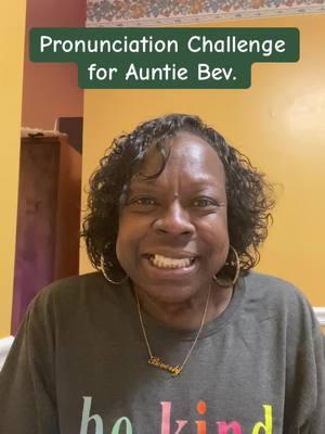 #auntiebevspeaks #vocabulary #pronunciation #communication #speaking #words #pronunciationchallenge #teaching #contentcreator 