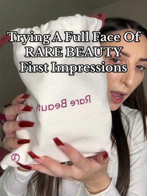 Replying to @Ada_Vang have you tried any of these @Rare Beauty products?! I mean the final makeup look is STUNNING 😍 #rarebeauty #rarebeautyfirstimpression #rarebeautyreview #fullfaceoffirstimpressions #makeupreview #makeupfirstimpression #tryingrarebeauty 