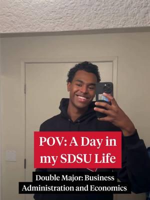 Follow Yonathan in his day in the life as an international student from Germany majoring in Business and Economics!😁💼 #SDSU #SanDiegoStateUniversity #DayInTheLife #BusinessStudent