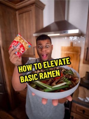 Elevate basic ramen with just a few extra steps 🍜 #ramen #cooking #Recipe #problemsolved 