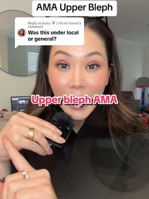 Replying to @katia 🧚🏻‍♀️ | life in france local anesthesia around the eyes and a shot of something that made me sleepy and happy. #upperbleph #upperblepharopasty #asianeyelidsurgery #doubleeyelid #eyelift 