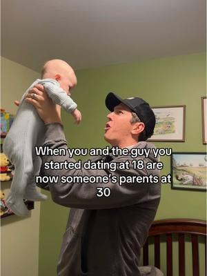 I’ve wanted to do this trend since I was pregnant 😂 #parentlife #newparents #couplehumor  