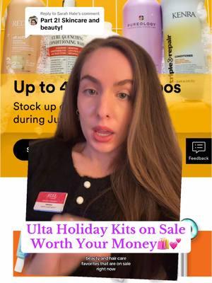 Replying to @Sarah Hale Ulta after holiday gift sets on sale now! Ulta skincare and beauty kits on sale! Ulta holiday deals! Ulta end of year sale. @Ulta Beauty Ulta employee reviews beauty deals. @Redken @DIME Beauty @tarte cosmetics @Peter Thomas Roth Labs @Shark Beauty @Kiehl's Since 1851 @Anastasia Beverly Hills @Benefit Cosmetics #ultaholiday #perfumesale #ultasale #ultabeauty #ultaemployee #ultaskintok #ultamusthaves #holidaygifts #holidaysale #ultabeautyproducts #comeshopwithme 