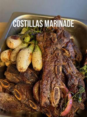 Flavor-packed Costillas with my favorite marinade! 🙌🏼 This recipe is super easy and SO delicious! 🔥 Ingredients 👇🏼 4.5 lbs of costillas  Salt (to taste) 1 small white onion 6 garlic cloves A handful of cilantro Juice of 1 lemon Paprika, salt & black pepper (to taste) Olive oil I hope that you enjoyed this recipe 😋 #costillas #ribs #Recipe #Receta #mexicanfood 