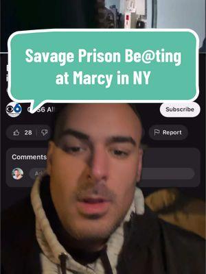 Marcy Prison Be@Ting by guard in NY. Robert Brooks passed away due to the trauma. #prison #ny #jail #marcy 