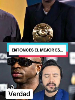 Entonces el mejor es… #vinicius #cristianoronaldo #messi #ballondor #thebest #lamineyamal #fifa #futbol