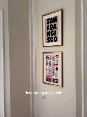 Finally starting to decorate my studio with @Command Brand  #studioapartment #decorationideas #sanfrancisco #renovation #etsy 