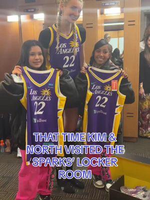 One of the top celeb moments from our 2024 season. #WNBA #LASparks #kimkardashian #NorthWest 