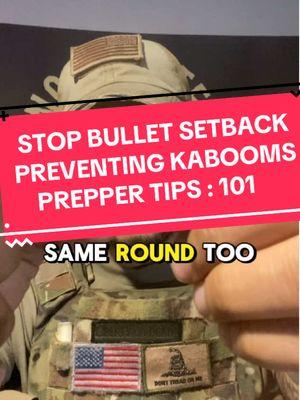 EDC Bullet Setback | Preventing Over Pressure #shtf #wrol #Prepper #preppertok #foryoupage #fypシ 