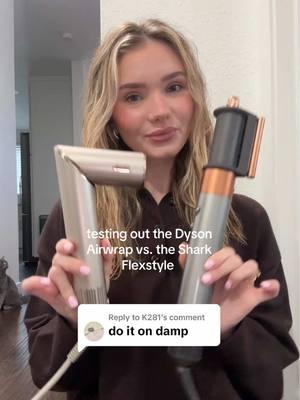 Replying to @K281 Now I need the Dyson 😍 #dysonairwrap #dyson #sharkflexstyle #hairtok #hairtutorial #hairstyle #hair #healthyhair #blowout #dysonvsshark #dysonhair #blowoutbrush #airwrapcurls #cleangirlhair #cleangirl #hairtutorials #blondehair #90sblowout #prosandcons @Pureology @Bumble and bumble. @Crown Affair 