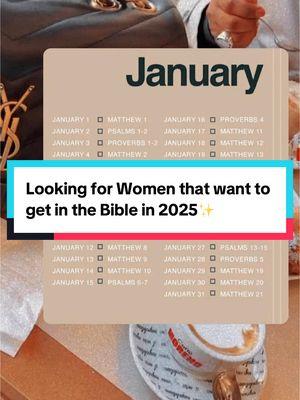 Looking for women that want to get in the Bible in 2025 ✨ Comment to join virtual group ! It’s free! * I did not create these monthly scripture pages but I will be using them all 2025 #womenofgod #virtualbiblestudy #strengthenyourrelationshipwithgodfirst #godfirst #latinablogger #sisters #mexicana 