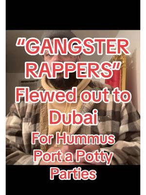 Gangster rappers flewed out to Dubai for hummus party! #fyp #fypシ #foryoupage #4upage #whoisarthurflekk #theflekkperspektive #xsintrikbyflekk #tiktokviral #trending #dubai #viralvideo 