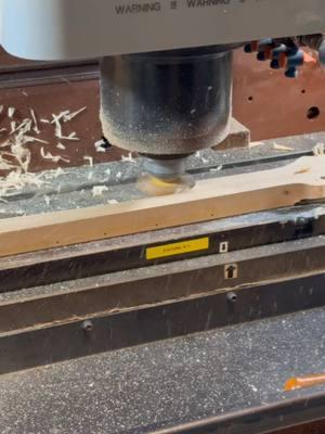 Cutting the bulk of extra wood from a custom maple guitar neck blank #customguitar #guitarbuilding #cnc #guitarneck