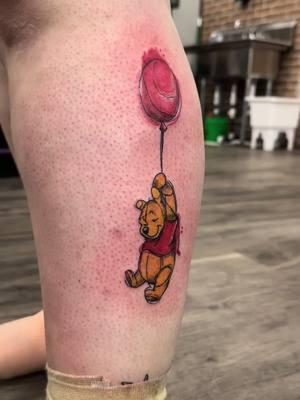 Had fun with this piece tonight. Thanks for looking and have a wonderful evening! #winniethepooh #tattooartist #fypシ゚viral #fyp #foryoupage #allegoryink #dynamicink #inkdchaostattoo #watercolortattoo 