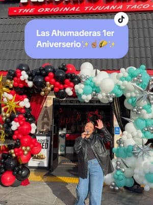 ¡Festejando el primer aniversario de las Ahumaderas en Chula Vista!✨☝🏽🌮✨ hoy viernes 27 de diciembre tendrán todas las promociones, aquí nos vemossss🤍 @lasahumaderas.sd @Nutilda Sweet Lab @CORNSTAR #sandiegofood #tastetest #mukbang #fyp #paratii 