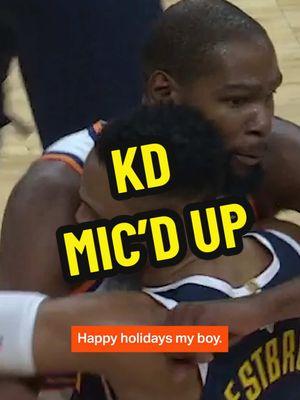 KD Mic’d Up for the win! 🎙️ #kevindurant #micdup #christmas #leader #vocal #espn #phoenixsuns #NBA #basketball 