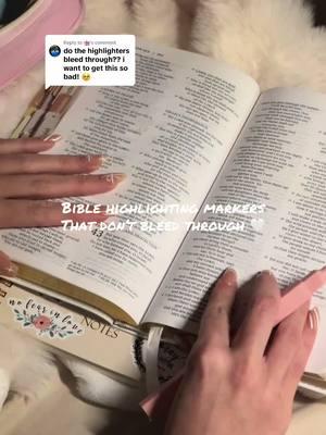 Replying to @💒 perfect for highlighting!! #biblestudy #biblehighlighters #biblehighlighting #biblestudytips #biblestudywithme 