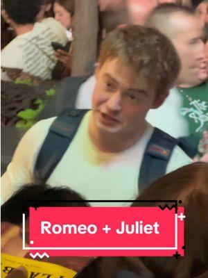 Went to opening night of Romeo+Juliet with @Mariah Eugienia and just now posting about it 🫣 but I loved it, especially the set design was so cool! #fyp #romeojuliet #broadway #broadwaymusicals #theatrekid #theatre #shakespeare #nyc #newyork #openingnight #premire #backstage #play #show 