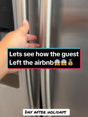 Let’s see how the guest left the Airbnb 💰#airbnbcleaning #airbnb #airbnbfinds #airbnbcleaninglady #airbnbcleanertips #freefood #foodhacks #freedrinks #airbnbcleanings #CleanTok #cleaningtiktok #airbnbsuperhost 