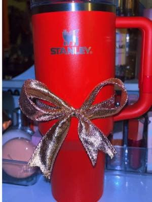 #stanley #stanleytumbler #StanleyCup #newstanley #elf #elfstanley #elfcosmetic #bows #christmas #christmasgift #fypシ #redstanley 