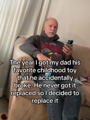 Sweetest video of my dad #dad #gumby #healingmyparentsinnerchild #innerchildhealing #toy #gumbytoy #christmas #christmasgift #christmasgiftfordad #foryoupage 