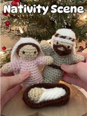 Some of the gifts I crocheted/made for Christmas!! I absolutely LOVE the crochet nativity!! It’s my favorite! Which one is your favorite?? Let me know in the comments! 🧶💖 #crochet #crocheting #crochetgifts #crochetchristmas #crochetnativity #SmallBusiness #handmade #hamdmadegift