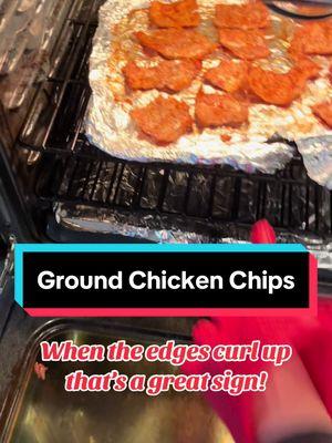 TYSM tiktok for teaching me how to make chicken chips! I love having them on the go or as crunchy toppings to my spaghetti squash!  #lazyhealthycooking #chickenchips #groundchicken 