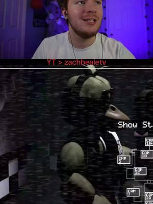 FNAF In Real Time is actually peak. Full vid on my YT channel if you want to take a look! @ zachbealetv on YOUTUBE! #fnafinrealtime #fnaf #fypシ #horror #GamingOnTikTok #funny 