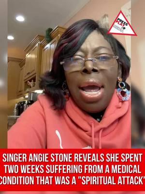 #pressplay▶️: singer #Angiestone reveals she spent two weeks suffering from a medical condition that was a spiritual attack.