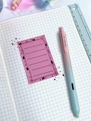 New planner ideas with sticky notes! Let’s give it a try! ✨📒 #writech #fyp #journal #planner #plannertok #journaling #stickynotes #doodle #gelpen #planneraddict