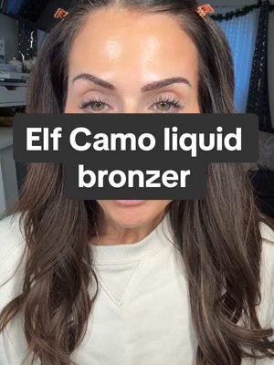 Makeup review @e.l.f. Cosmetics #liquidbronzer #bronzer #makeupreview #matureskinmakeup #makeupover40 #makeupover50 