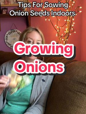 Tips for starting onion seeds indoors🌱🌱 Its to be that time of year for starting onion seeds indoors if you are in zone 6🌱🌱  #gardening #onions #seedstarting #gardeningtips #backyardgarden #indoorgardening  