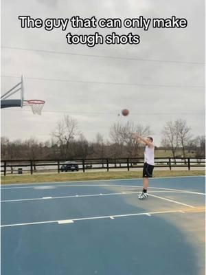 The guy that can only make tough shots #basketball #swish