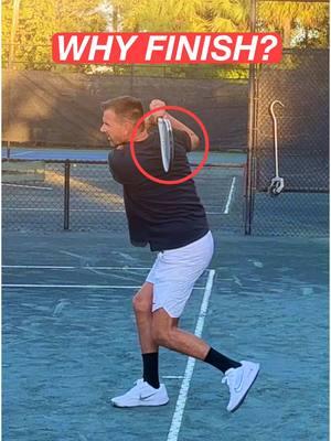 Why it’s important to finish your strokes!! Solutions to the most common technical problems: 👉 https://apple.co/3c5IyJp #tennistechnique #tennisplayer #tenniscoach #tenniscoaching #tennis