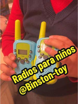 Radios para niños estaran encantados #foryoupage #walkietalkie #forkids #happykids @Binston Toy #boygirl #3-12 #Binston #toys 