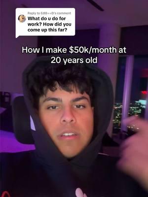 Replying to @Edl8==D How I make $50k/month at 20 years old #rich #bsm4l #dropshipping 