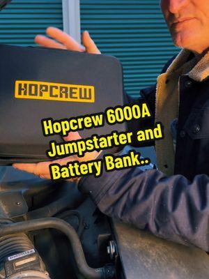 Hopcrew 6000A jumpstarter and battery bank.. #trucking #jumpstarter #musthaves #hopcrew6000a #jumpstarter #batterybank #portablepowerbank #viraltools @nexpow_official 