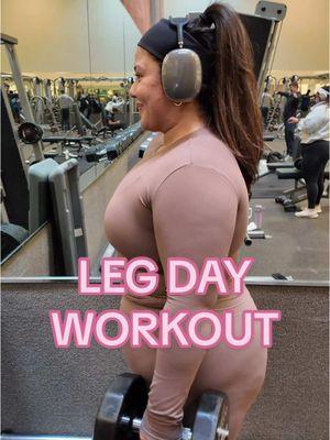 leg day before going out in heels is so bold of me, but it must get done! #gymworkout #gymworkoutsforwomen #hipthursts #legday #plussize #fitness #weightlossmotivation #curvy #gymootd #legdayworkout #workoutwithme #workoutroutine 