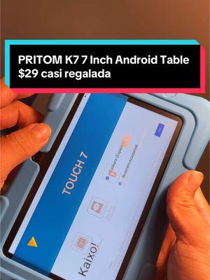 PRITOM K7 7 Inch Android Table. Wow mi gente la gran oferta que tiene esta Android Table no hay que dejarla pasar. #everramirez #evermoviestar #viralvideo #TikTokShop #androidtablet #android #table #kidtablet #androidkid 