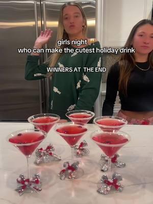 who do you guys think won ?? #holidaytiktok #holidayparty #holidaypartyideas #drinkideas #christmasdrinks #college #collegegirls #holidaytiktok #holidayideas #winterbreak #trending #trendingvideo #nyc #newyorkcity #nyctiktok #longislandnewyork #longisland 