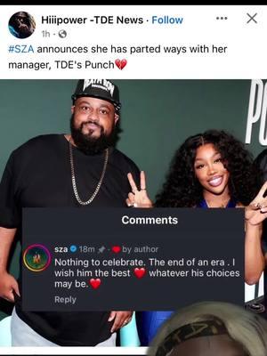 She tired of paying what she can do 🤔🤷🏾‍♀️ #sza #tdepunch #label #signed #manager #seperate #fired 