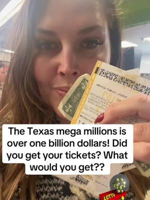 Over $1 billion Texas lottery mega millions tonight! Did you get your tickets? They are going to announce the numbers at 10:15 pm. #texaslotto  #megamillions #texas #manifestation #goldenoak #Wishlist 