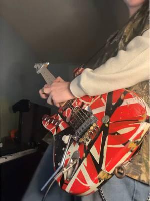 Beat It Guitar Solo On Homemade Frankenstrat ! #fyp #fypシ #foryoupage #foryou #vanhalen #frankenstrat #eddievanhalen #guitar #music 