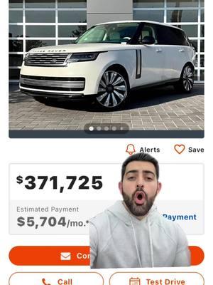 Who is spending $400k on a RANGE ROVER???  #cars #landrover #rangerover #fyp 