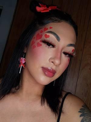 "The best & most beautiful things in the world cannot be seen or even touched, they must be felt with the heart ❤️."  inspo: @BeatsByDeb #valentinemakeup #heartmakeup #colourpop #makeupamurder 