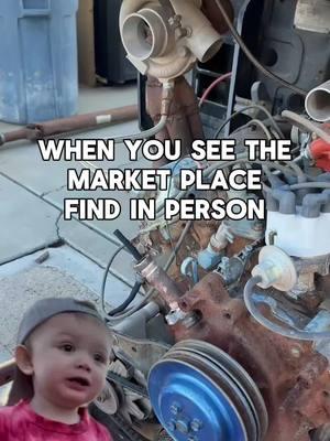 When you see the Market Place find in person you’re either excited or pissed. #marketplace #pov #funny #truelife #life #ford #460 #turbos #ratrod 