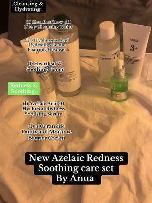 I love the new Anua sets for soothing and for winter skin. #anua #anuatoner #anuacleansingoil #anuaheartleaf77 #skincare #soothingskincare #soothingskincareroutine 