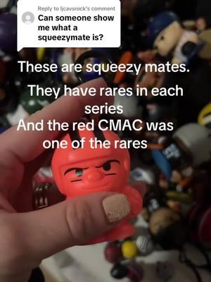 Replying to @ljcavsrock these are squeezymates #squeezymates they are blind pack #NFL players - and there are rares that the kids collect and trade - they also make other sports too! #nfl #rares #blindpacks #cmac #49ers 