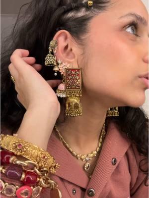 Jhumkha stack of the day #fypシ #jsotd #jhumka #jhumkhastack #skadoosh 