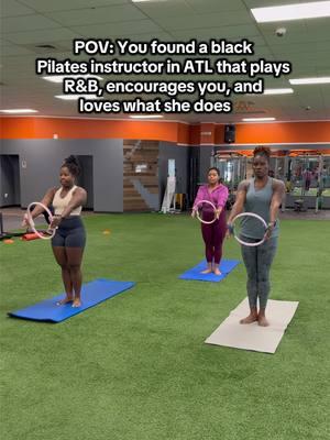 Love it hereeee! Click the link in my bio for upcoming classes 🫶🏾 #blackgirlpilates #atlantapilates #atlpilates #classicalpilates  #pilatesmagiccircle 